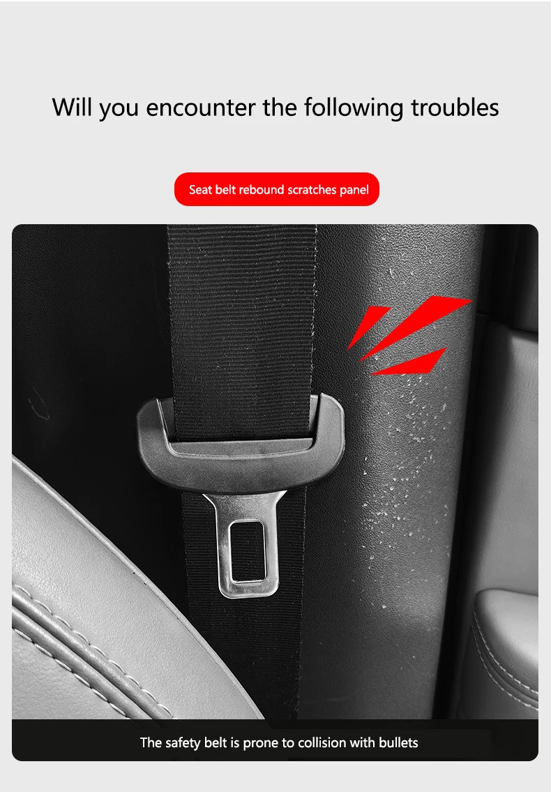 Aston Martin Suède Gordelgesp Beschermhoes - Interieur styling en lakbescherming effect