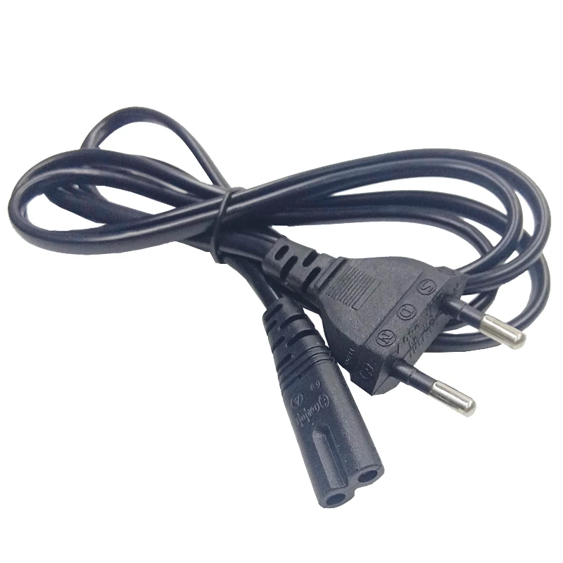 

10pcs IEC C7 Power Lead Cable 1.5M EU Plug Figure 8 AC Extension Cord For Samsung LG Sony TV Monitor PS2 Battery Charger Radio
