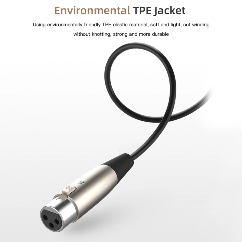 XLR -3.5mm ׷    ̺, 3  XLR -1/8 ġ TRS ̴   ̺  ڵ