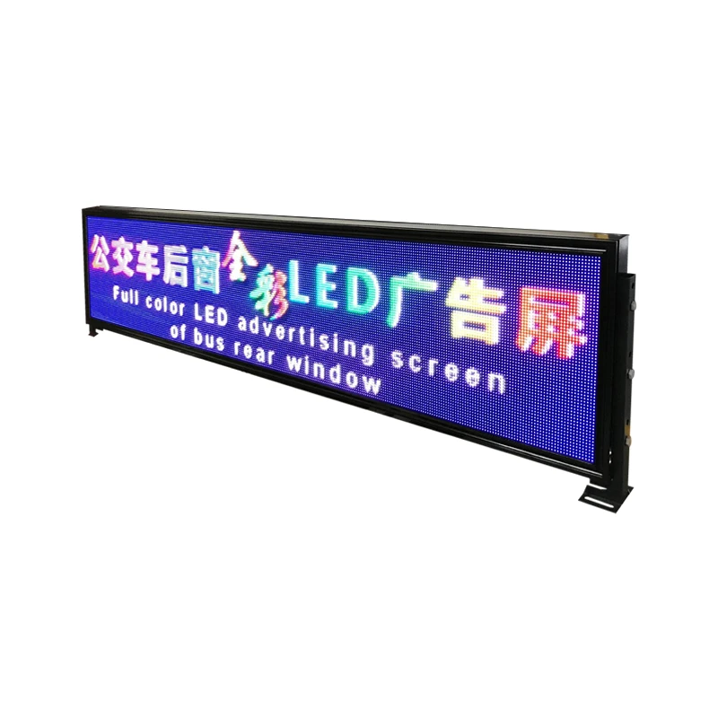 

Light And Slim Outdoor HD Video bus Led screen with Aluminium Frame