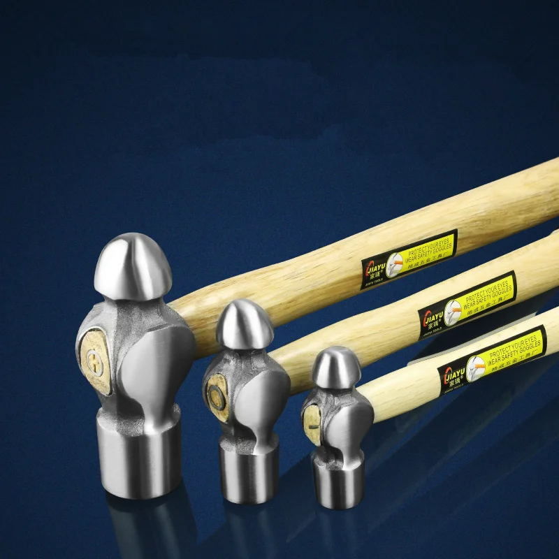 Round Hammer Wooden Handle Hammers Woodworking High Carbon Steel