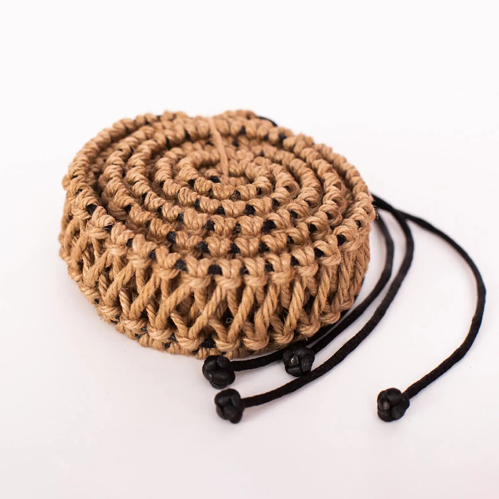 Wrap Rings Protector Bag Handmade Handpan Decoration Woven Rattan Rope Rope for Hand Pan Drum