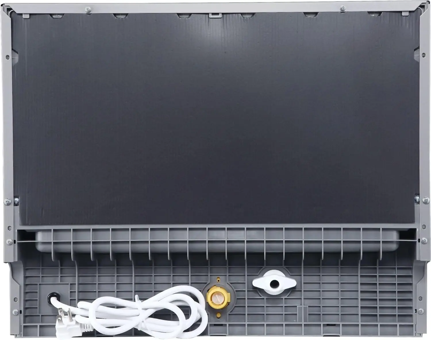 DWP63 21-5/8 Inch Wide 6 Place Setting Countertop Dishwasher - Black 3