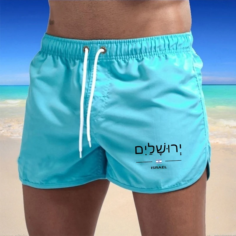 Summer Hot Sales Swim Shorts Mens Beach Shorts Men Loose Comfortable Style Daily Bathing Suit Man Ventilate Gym Clothing Seaside 6