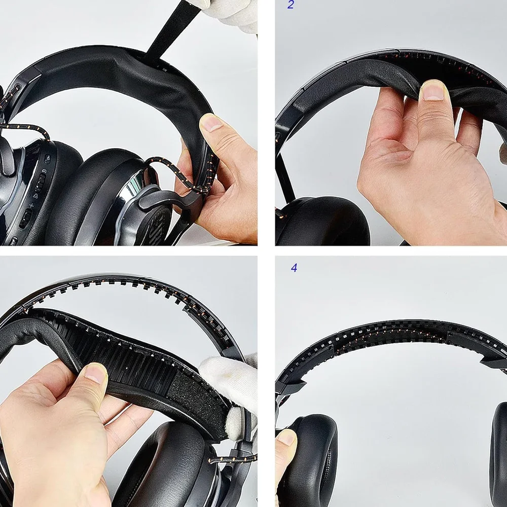 Earphone pads For JBL Quantum Q800 Q600 noise replacement Earpads headphones Earmuffs Mesh Memory Covers Sponge Protein