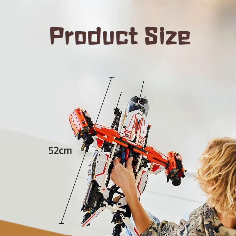 Technical Series Space Heavy Transport Spaceship Model Building Block Bricks Toy Kids For Christmas And Birthday Gifts building block toys building toy set