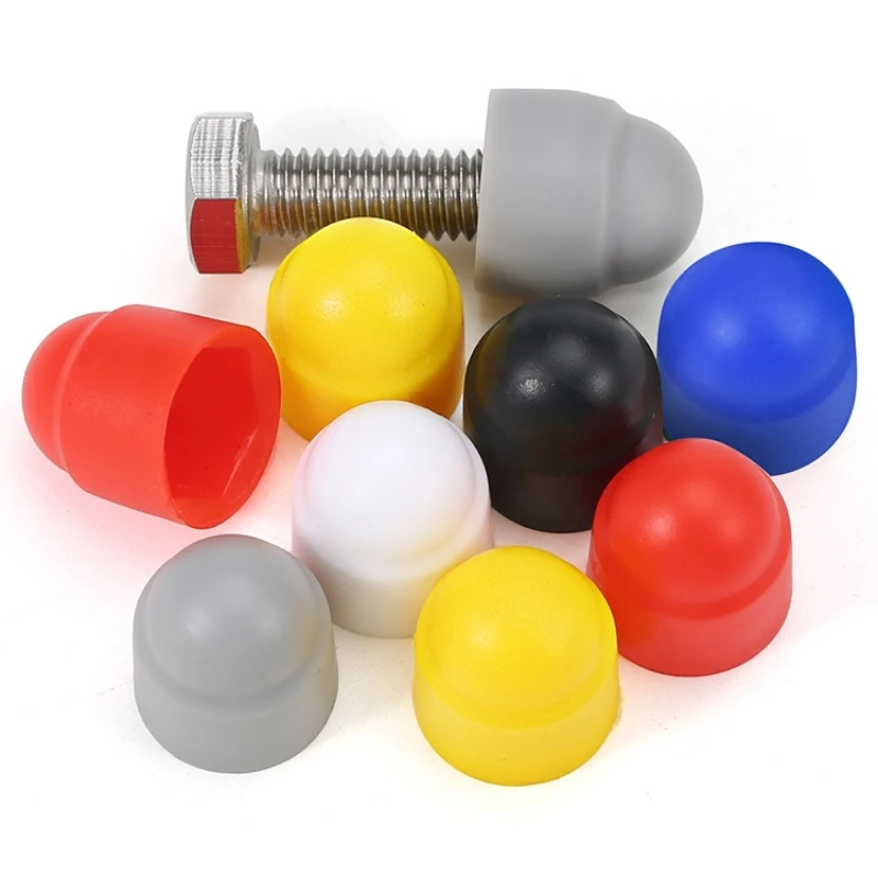Nut Screw Covers Bolt Cover Screw Caps Plastic Nylon Hexagonal Protection Caps
