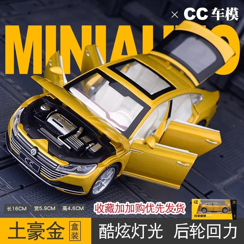 1:32 Volkswagen CC arteon Car Model Alloy Car Die Cast Toy Car Model Pull Back Children's Toy Collectibles Christmas gift 6