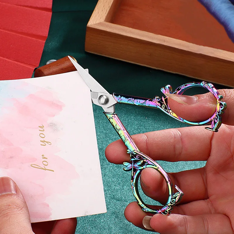Sewing Scissors tailor scissors craft scissors sewing supplies Antique Stainless Steel Tailor's Scissors Dragonfly Cross Stitch Scissors Thread Embroidery Scissor Handicraft