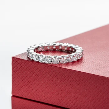 Wedding Band Grown Diamond Eternity with IGI Certificate