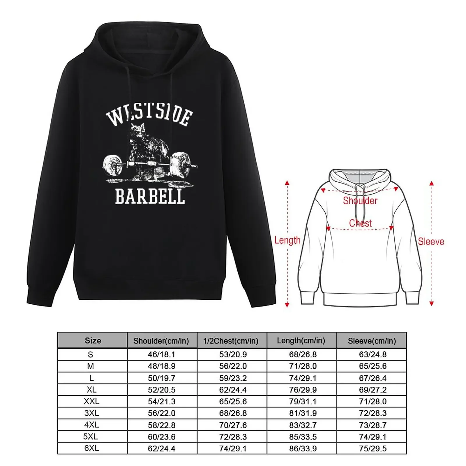 New Westside Barbell Rogue Fitness Workout Gear Rogue Gym Pullover Hoodie men wear clothes for men male clothes tracksuits