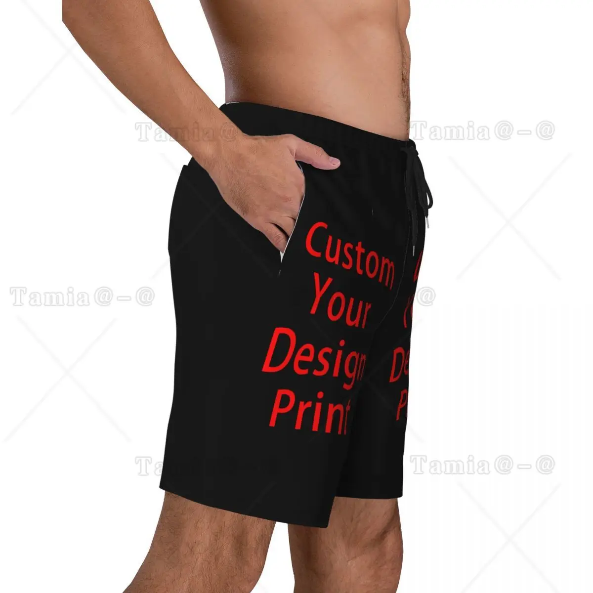 Short De Maillot De Bain Hawaïen Imprimé 3D Pour Homme, Zyh1486, S