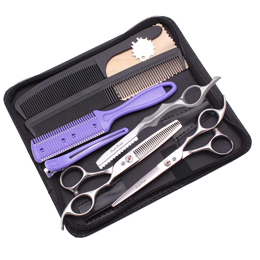 Sharonds Friseurschere 6 Zoll – 440C Edelstahl, Mit Effilierschere, Für Salon & Home