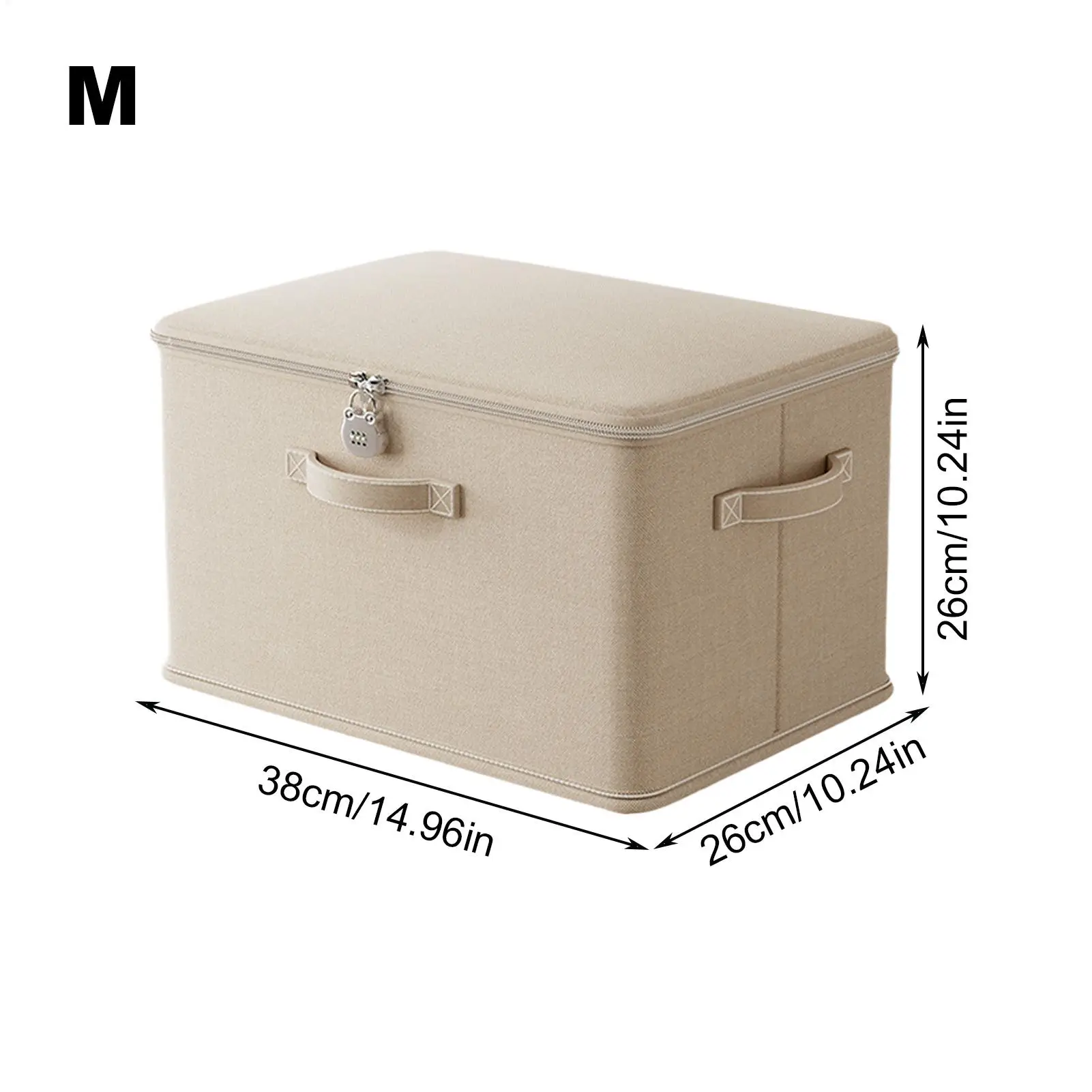 Lockable Storage Box Used for Organizing Jeans Clothes Blankets Toys in Wardrobes Foldable Password Storage Box Storage Cabinets - 4