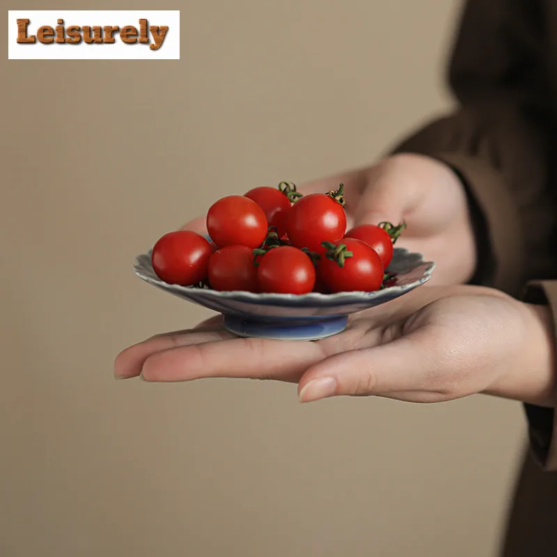 Cloud Room Haha Fruit Dishes Aesthetic Pastry Plate Decoration And Table Accessories Fruit Snack Plate Sharing Plate Cafes Gift