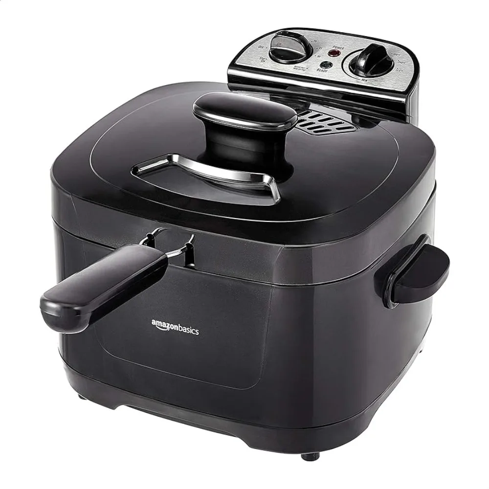 

Amazon Basics 2 Liter Electric Deep Fryer, Black