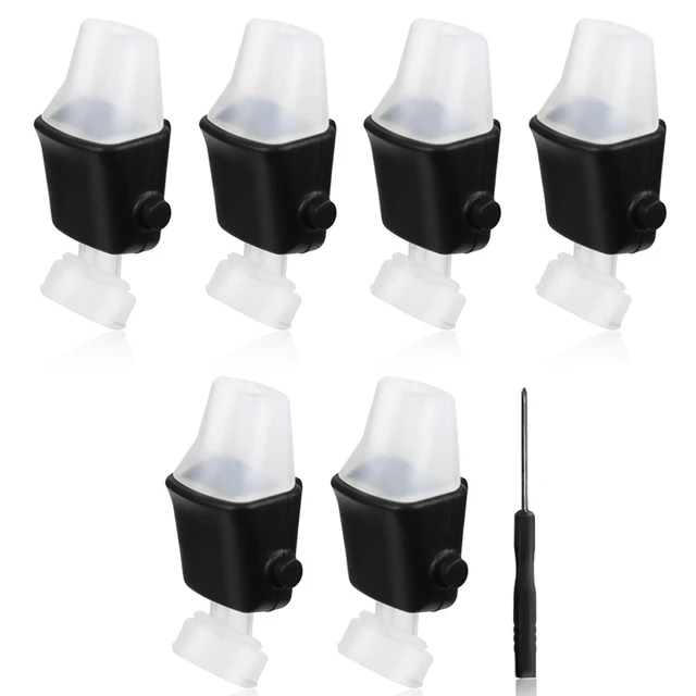 SNEGDO 4-Pack Replacement Spouts For Contigo Aubrey Kids Water Bottles - Silicone Mouthpiece, Easy To Install