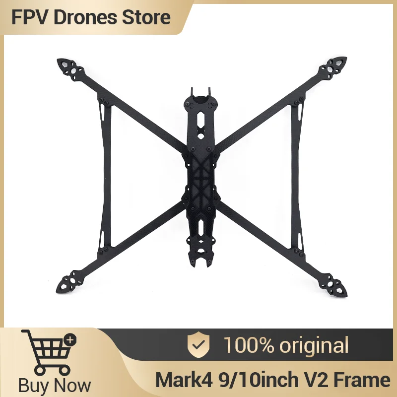 

Mark4 V2 Mark 4 9 дюймов 387 мм/10 дюймов 427 мм 3K полностью углеродное волокно TrueX рамка для FPV камеры комплект для Дронов