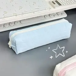 Elegant Cream Multi - functional Pencil Case - Large Capacity Stationery Organizer (A1)