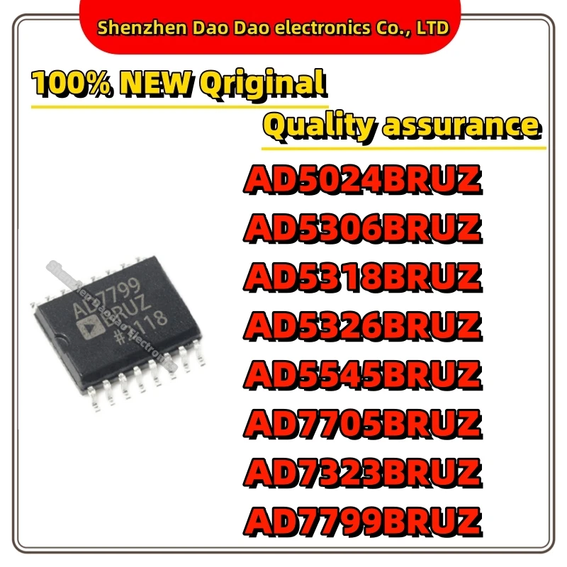 AD5024BRUZ AD5306BRUZ AD5318BRUZ AD5326BRUZ AD5545BRUZ AD7705BRUZ AD7323BRUZ AD7799BRUZ AD IC Chip TSSOP-16 Quality Brand New