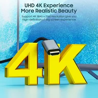 Vothoon Type USB-C to HDMI Cable Adapter 4K 60Hz One-way Transmission Audio Cable Compatible with USB-C MacBook Pro Galaxy S25U - Image 3