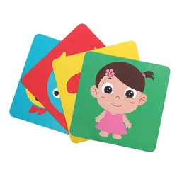 Baby Visual Stimulation Cards Black and White High Contrast Flash Cards Learning Educational Toys for kids Montessori Toys