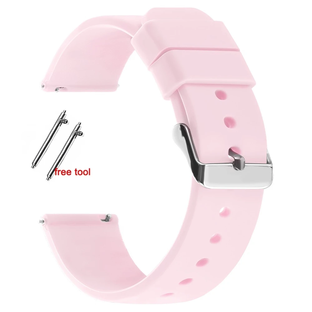Versatile Silicone Watch Strap - Multiple Sizes Available