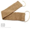 Body Scrubber Brush Strong Exfoliating Bathroom Tool Exfoliating Back Strap Natural Soft Unisex Bathroom Accessories Long 4