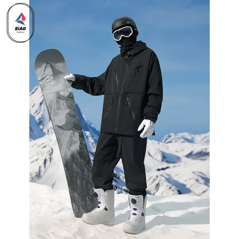 Waterproof Windproof Thermal Ski Jacket Pants Set for Men Women Snowboarding Mountaineering Outdoor Sports Winter Sports Suit