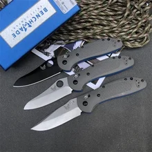 

D2 Blade Benchmade 550 Tactical Folding Knife Nylon Glass Fiber Handle Outdoor Camping Security Pocket Military Knives