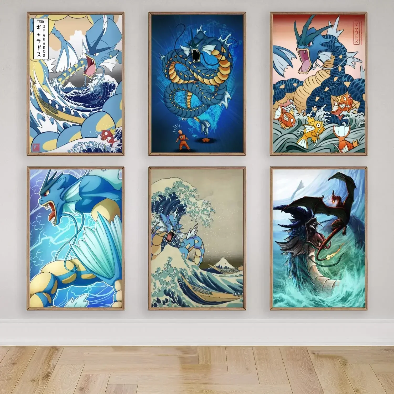 Gyarados Comics Poster Prints Wall Art Canvas Painting Poster Per Modern Family Living Room Home Decor