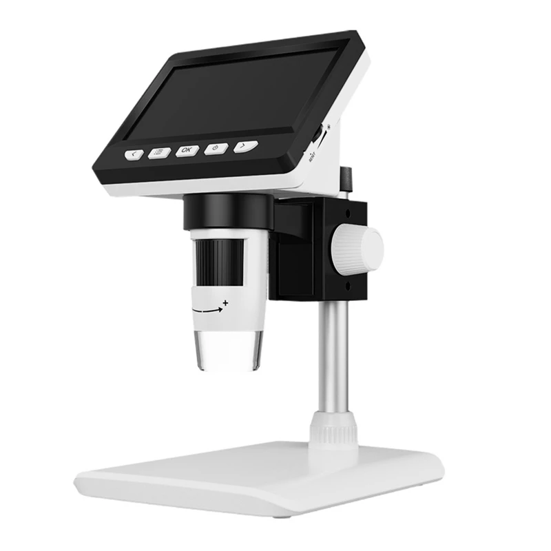 

4.3 Inch Microscope With 8 Adjustable LED Lights, PC View With Adjustable Holder