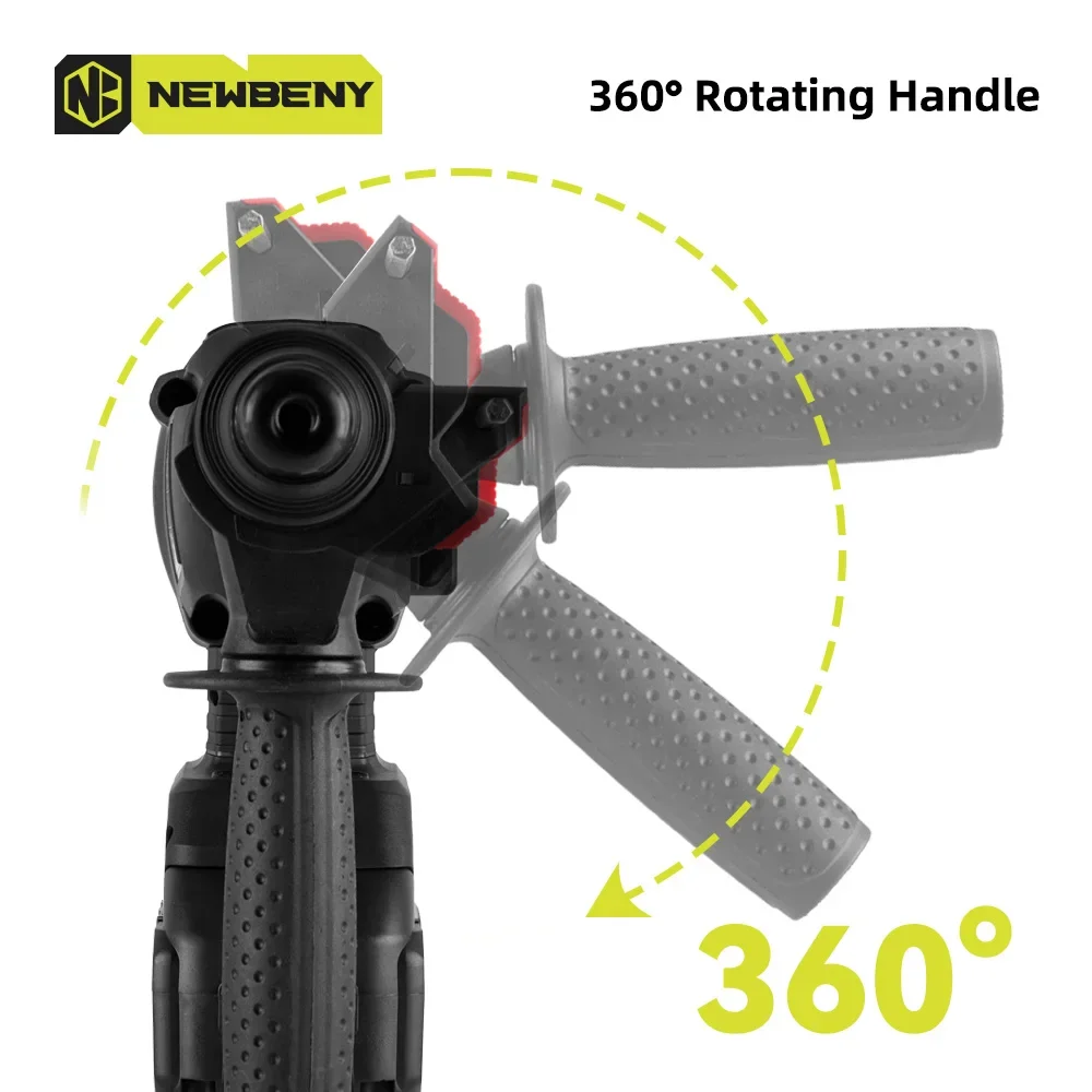 26mm Brushless Electric Hammer Cordless Rechargeable Multifunction Electric Rotary Impact Drill  Tool For Makita 18V Battery 5