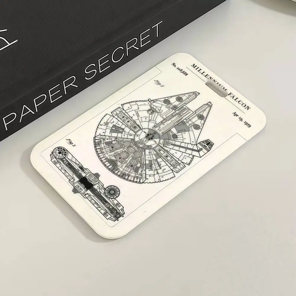 S-STAR W-WARS Millennium Falcon X-WING Kartenhalter für Transport-, Arbeits-, Ausweis-, Studenten- und Menschkarten – Detail 4