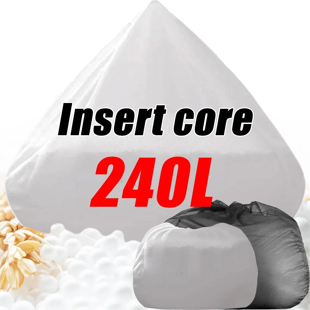 150-240L Bean Bag Sofa Insert Core without Filling Polystyrene Foam EPS  Ball Beanbag Filler Big Inner Stuffing Wash Bag Zipper