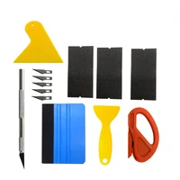 New Car Film Wrap Tools Kit Scraper Squeegee Vinyl Wrapping Tool Vehicle Sticker Installation Kit Auto Foil Car Accessories 1