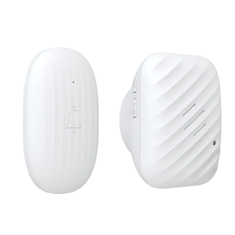 High Volume 60 Music Front Door Bell Mini Battery Electronic Smart Ring Wireless Doorbell for Home Welcome Safety Alarm