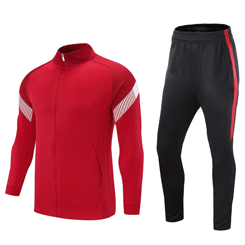 thumbnail image 1 of Chándal de fútbol para hombre, pantalones de fútbol, camisetas para correr, ropa de manga larga, uniformes de entrenamiento para equipo, talla grande 6XL, 1 of 5