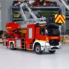New 1:14 RC Fire Truck Rescue Fire Vehicle TOUCAN Painted Assembled Radio Control Sound Light Car Trucks Model Toys 4