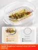 220V Household Electric Egg Steamer Home Egg Boiler for Salad Multi Cooker 2 Layers Steaming Cooking Pot 4