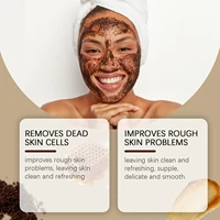 Honey Brown Sugar Scrub Cream Exfoliate Remove Facial Oil Shrink Pores Smooth Moisturize Skin Softening Keratin Cleansing Scrub 3