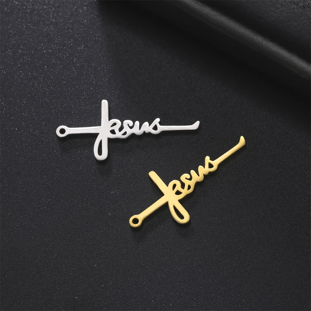 Wholesale Stainless Steel Tree-Shaped Cross Charms for Jewelry Making - Elegant Pendant Accessories