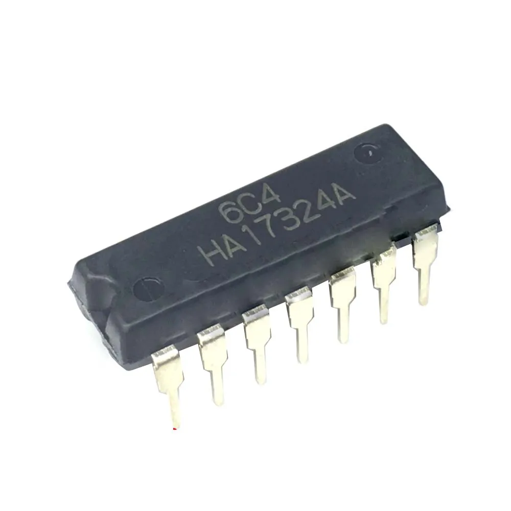 

10pcs/lot New HA17324 HA17324A DIP-14 Operational amplifier IC