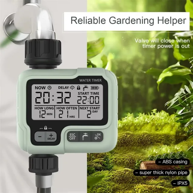 Timing System Outlet Water Timer Precisely Watering Up Outdoor Automatic Irrigation Fully Adjustable Program Watering Timer 2