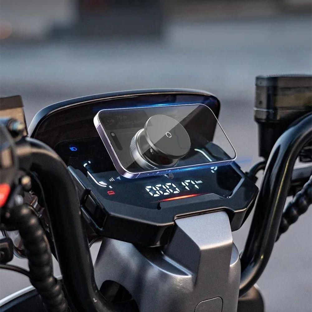 360° Rotatable Vacuum Magnetic Suction Cup Car Phone Holder for Magsafe For iphone 12 13 14 15 16 Magnetic Attraction Phone Hold