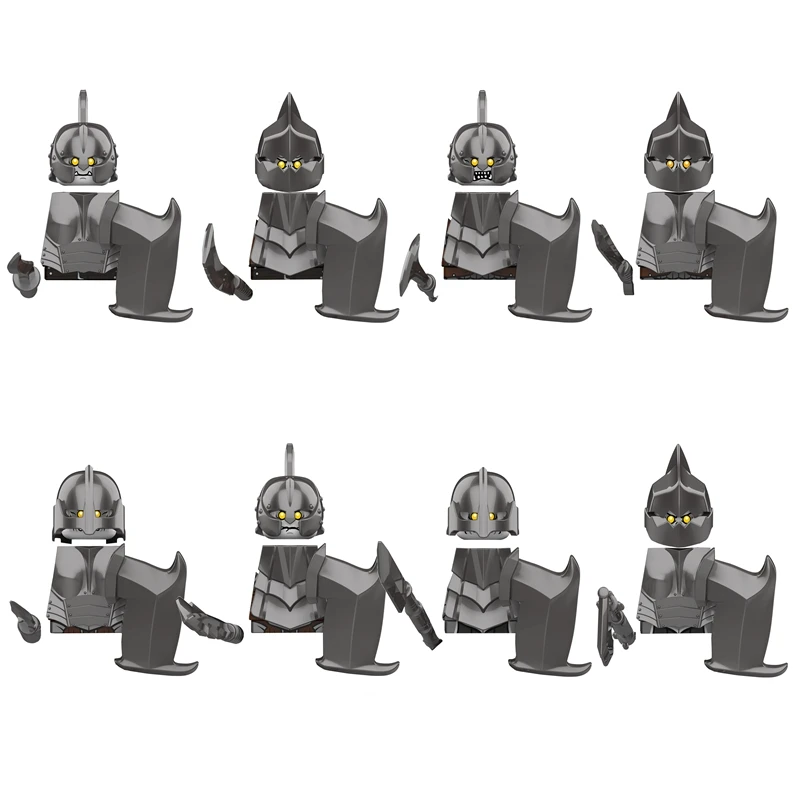 New Uruk-hai Orc Army Group Orcus Figures Model Building Blocks LOTR Bricks Medieval Toys for Children gifts | Игрушки и хобби