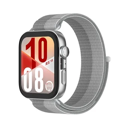 Nylon Loop Wristband for Huawei Watch Fit - Official One - Piece Design (Silvery)