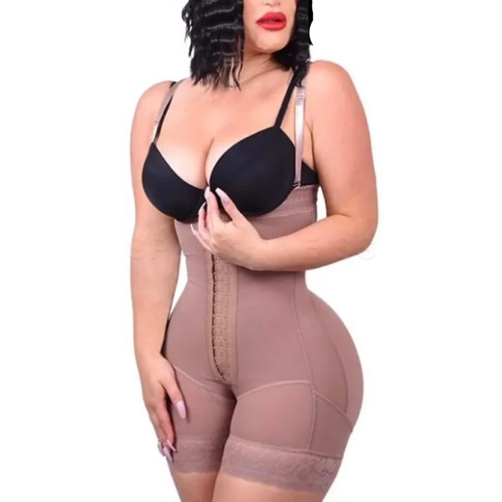 Fajas Colombianas Open Bust Bodysuit Waist Trainer Body Slimming Women Full Body Shaper Tummy Control Everyday Wear