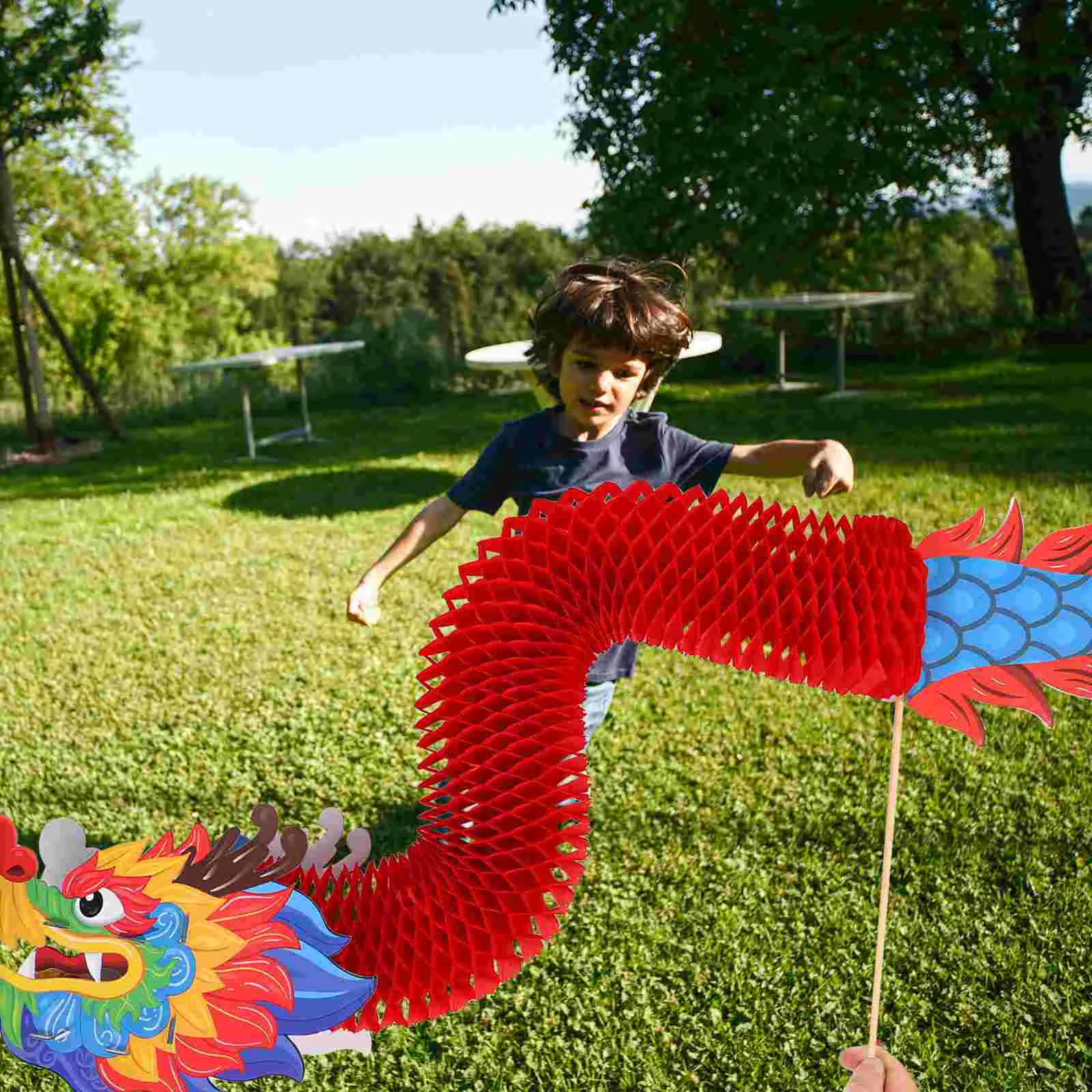 

Игрушка для зрительно-моторной координации, Ручные украшения, реквизит в виде бумажного дракона для праздника Весны, китайские Новогодние товары для рукоделия