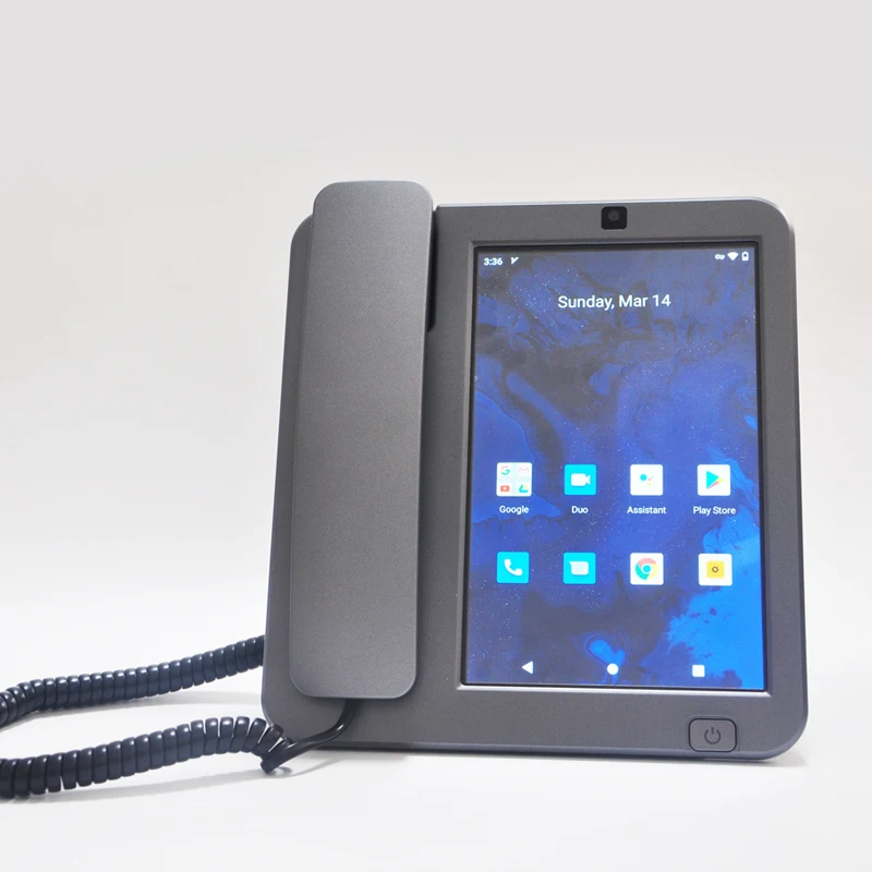 

4G HD VOLTE Android 10.0 touch screen phone 8-inch screen desktop wireless phone WIFI 2.4GHz/5.0GHz home office phone